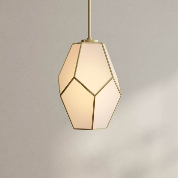 Latham Collection One-Light Vintage Brass Contemporary Pendant