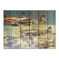 thumbnail image 1 of P51 Mustang - 22 x 16 Inside & Outside Full Color Cedar Wall Art, 1 of 1