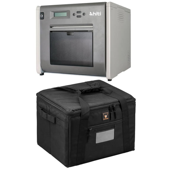 HiTi P525L Compact Dye Sub Photo Printer - With Slinger Padded Printer Carrying Case