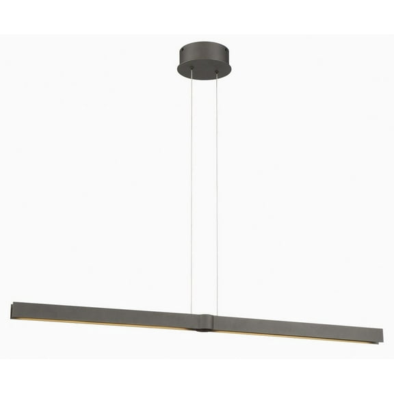 P5491-172-L-George Kovacs Lighting-Structure - 25W 1 LED Pendant-1.75 Inches Tall and 40 Inches Wide