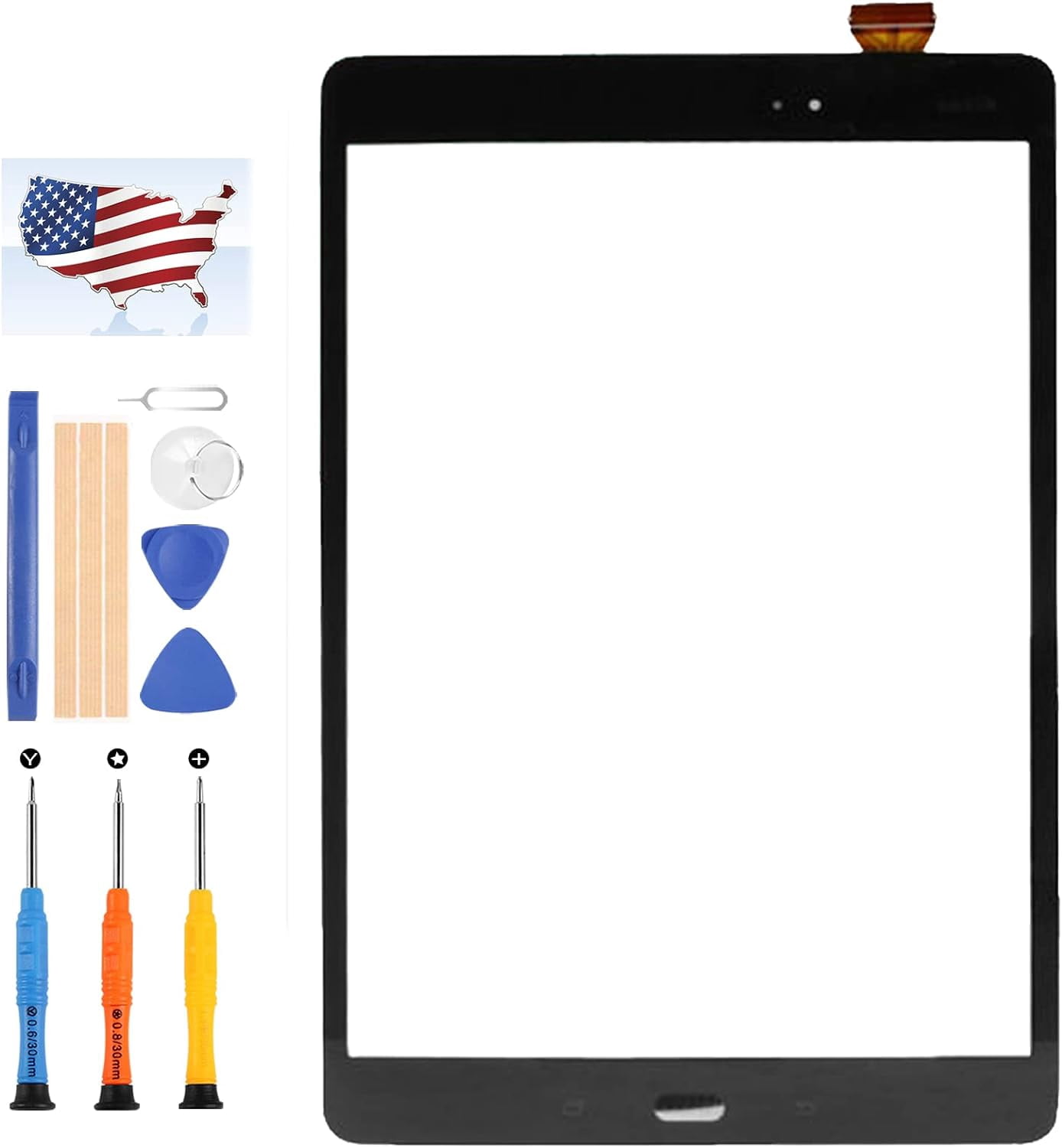Image showcasing P550 Touch Screen Replacement for Samsung Galaxy Tab A 9.7 & S Pen P550 ...