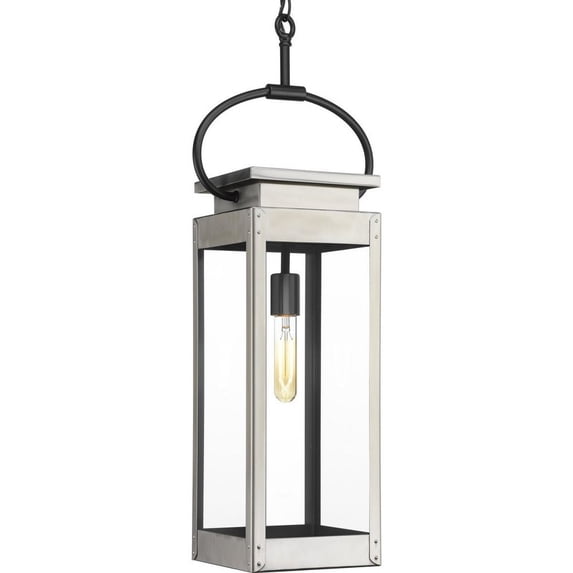 P550018-135-Progress Lighting-Union Square - Outdoor Light - 1 Light in Farmhouse style - 7 Inches wide by 27.38 Inches high