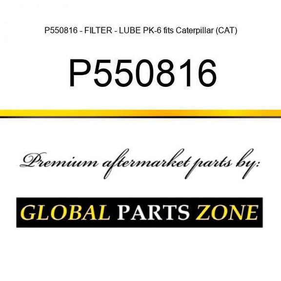 P550816 - FILTER - LUBE PK-6 fits Caterpillar (CAT)