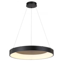 P5555-66A-L-George Kovacs Lighting-Conc - 36W 1 LED Pendant-2.63 Inches Tall and 24 Inches Wide-Coal Finish