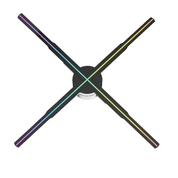 P56 Naked Eye 3D HD Fan Holographic Projector 3D Holographic Projector Remote Advertising Display Support Picture Video ,Versatile Design