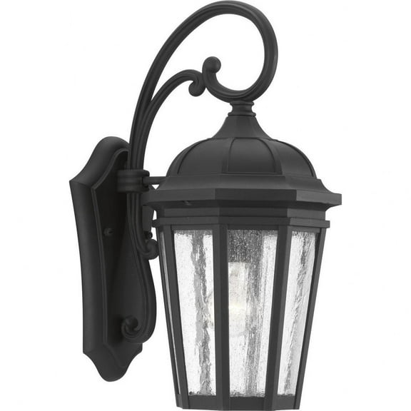 P560015-031-Progress Lighting-Verdae - Outdoor Light - 1 Light in New Traditional style - 8.25 Inches wide by 17.75 Inches high-Black Finish
