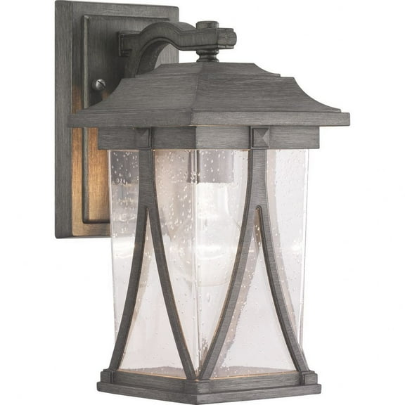 P560113-103-Progress Lighting-Abbott - Outdoor Light - 1 Light - Square Shade in Modern Craftsman and Transitional style - 6.25 Inches wide by 12.25