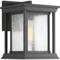thumbnail image 1 of P5605-31-Progress Lighting-Endicott - 10.5 Inch Height - Outdoor Light - 1 Light - Line Voltage - Wet Rated-Textured Black Finish, 1 of 7