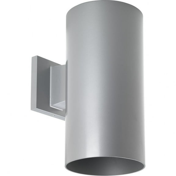 P5641-82-Progress Lighting-Cylinder - Outdoor Light - 1 Light - in Modern style - 6 Inches wide by 12 Inches high-Metallic Gray Finish-Halogen Lamping
