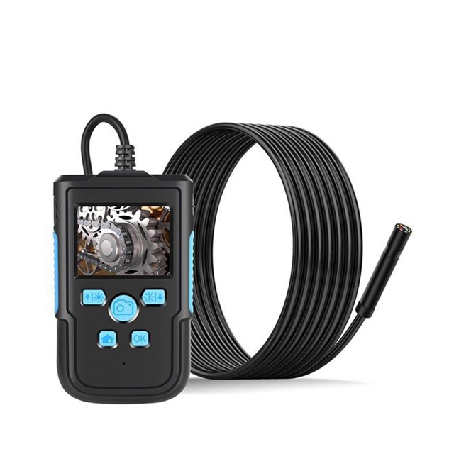 P60B Industrial Endoscope Camera 8MM Lens 2.4 Inch IPS Screen Borescope