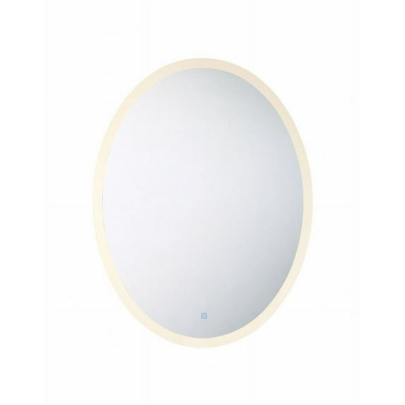 George Kovacs Lighting - LED Oval Mirror-35.38 Inches Tall and 27.5 Inches Wide