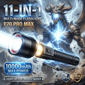TAZTIR P70 Pro Max Rechargeable Super Bright LED Flashlight