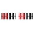 thumbnail image 1 of P7023 20Pcs/Lot Extension Insulated PVC 4mm Banana Plug Socket Female to Female Adapter Coupler Connector Red Black, 1 of 7