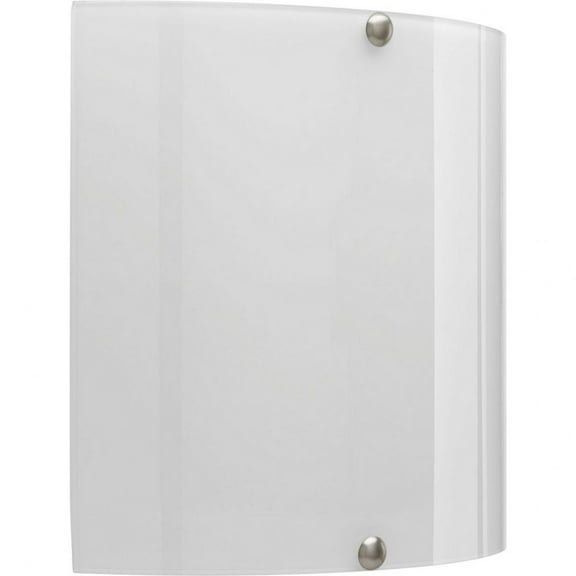 Progress Lighting, Satin Opal Collection, 1-Light Wall Sconce, White Finish, Steel Material, LED, 17W, 3000K, 818 Lumens