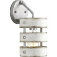thumbnail image 1 of Progress Lighting Gulliver 1-Light Wall Sconce, Galvanized, Open Design, Antique White Accents, Rustic & Modern Farmhouse Style, 1 of 7