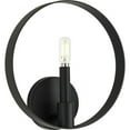 thumbnail image 1 of Progress Lighting Breckenridge 1-Light Wall Sconce, Matte Black, Steel, Modern Farmhouse Style, 1 of 11