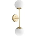 thumbnail image 1 of P710130-109-Progress Lighting-Haas - 2 Light Wall Sconce-24 Inches Tall and 7.12 Inches Wide-Brushed Bronze Finish, 1 of 12