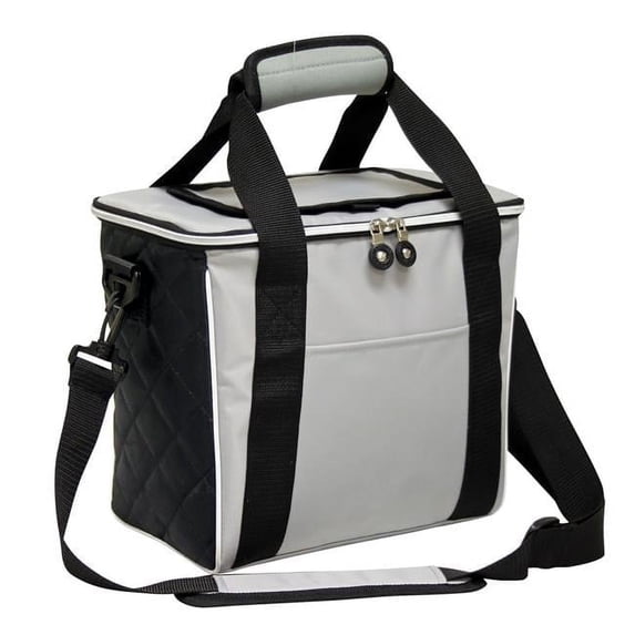 P7219.SILVER-BLACK Refresher Cooler Bag, Silver & Black