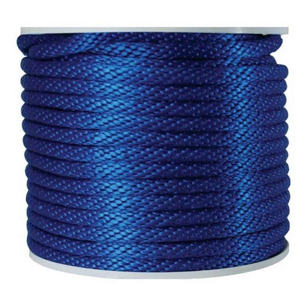 Darba Rope P7240S0200B48S Solid Braided Poly Derby Rope Blue - Walmart.com
