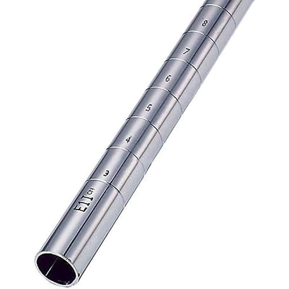 P74CX2 74"H Chrome Post Leveler Inserted, 2 Pack$$Furniture