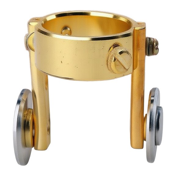 P80 Plasma Cutter Guide Wheel Roller in Brass, Compatible with 60A-120A Air Plasma Torches, Supports up to 40mm Plate Cutting