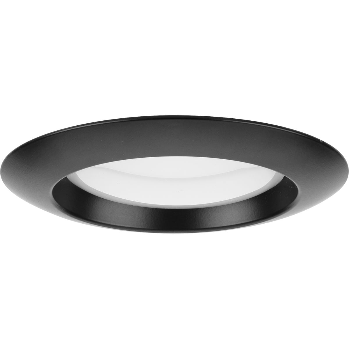 Black Aluminum 4-Inch Adjustable Eyeball LED Recessed Trim