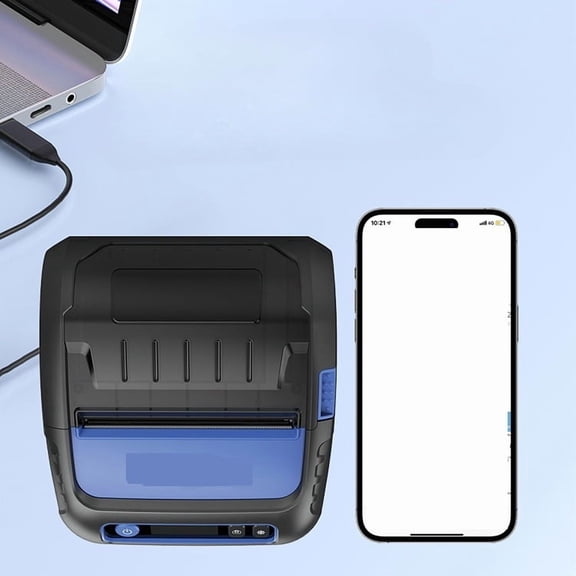 P80F Handheld Portable 2 In1 Receipt Labels Printer 80mm Bluetooth Wireless Mobile Thermal Printer ,Fast-Drying Ink with Crisp Output