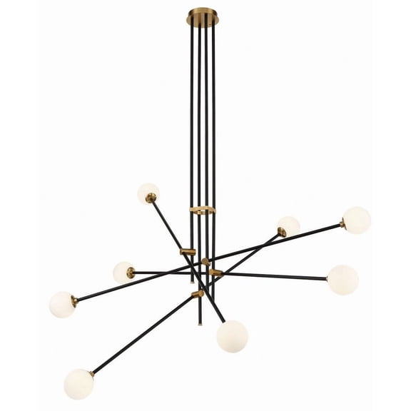 George Kovacs Lighting - Cosmet - 8 Light Pendant-21.5 Inches Tall and 50 Inches