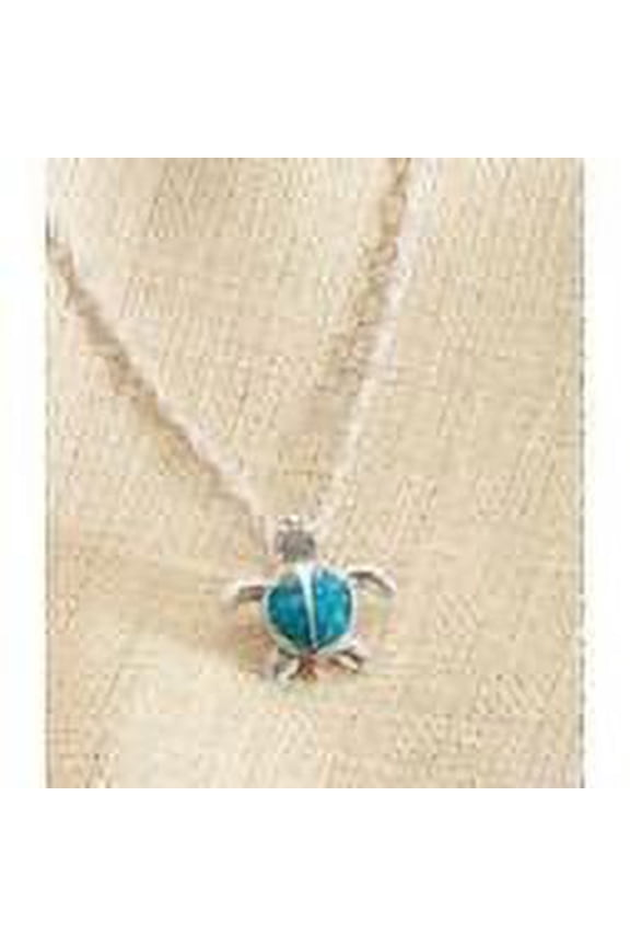 P845T Turquoise Turtle Pendant