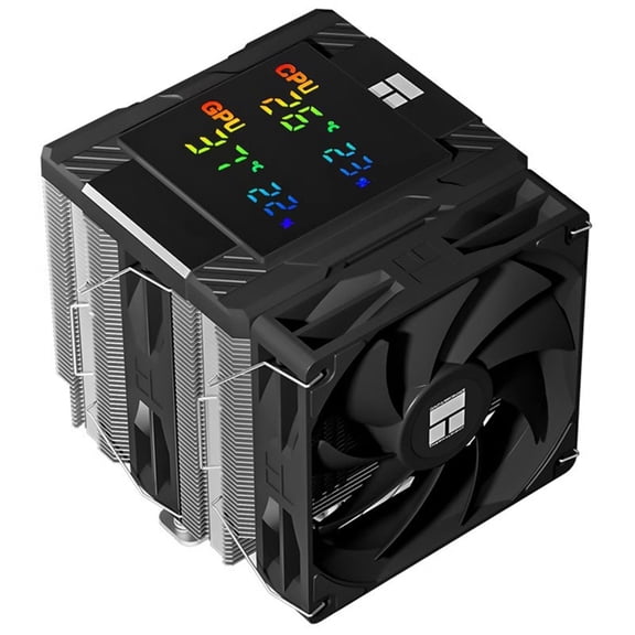 PA 120 Digital Chassis Air Cooling Radiator 6 Heat Pipe/CPU/CPU Simultaneous Monitoring Supports LGA1851/1700/AM5 A