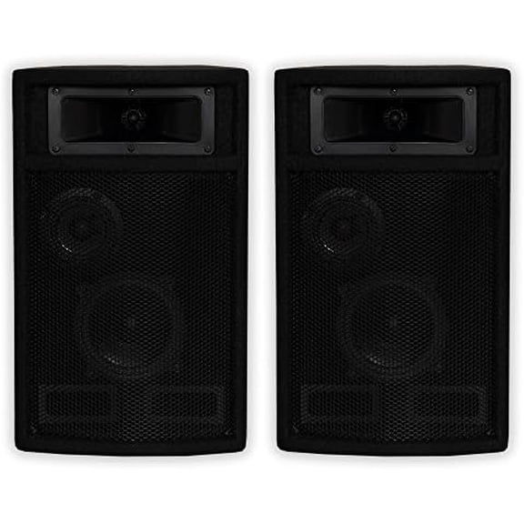 PA-500X Passive 800W 3-Way Pair DJ PA Karaoke Studio Speakers$$Music