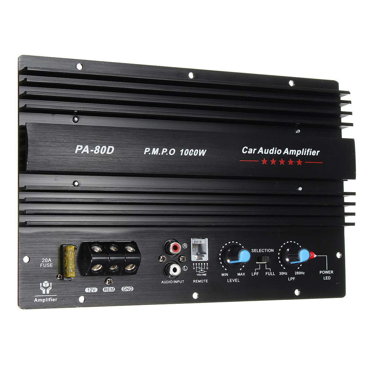 PA80D 12V 1000W Car Audio High Power Amplifier Amp Board Powerful