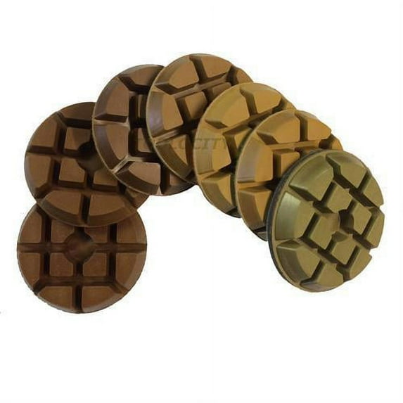 PA Epoxy 3" Resin Polishing Pad- Wet And Dry Use Color Coded- 200 Grit, 400 Grit, 800 Grit, 1500 Grit