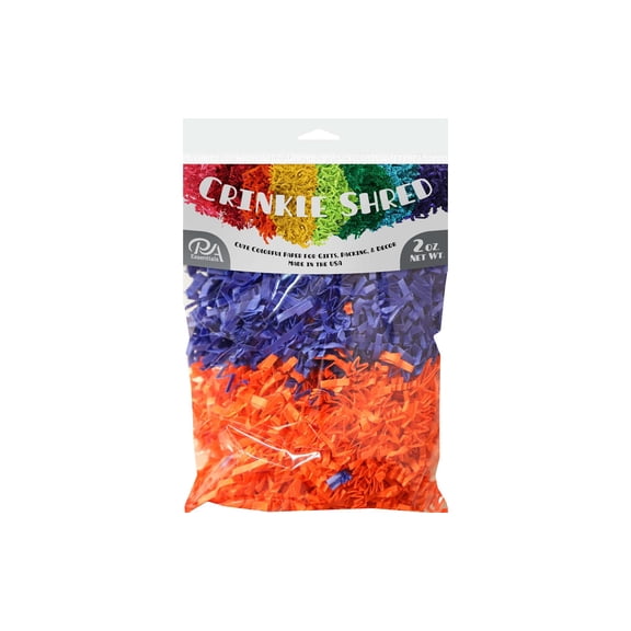PA Ess Crinkle Shred Bag 2oz Blue/Orange