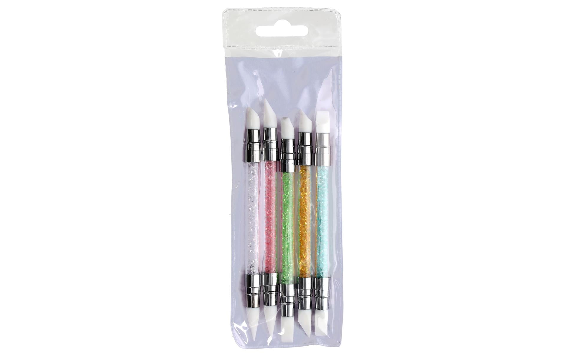 PA Ess Silicone Brush Set Astd Heads & Colors