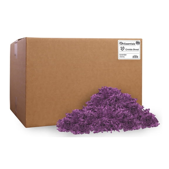 PA Essentials Crinkle Shred Box 10lb Lavender