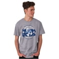 thumbnail image 1 of PA Keystone Map Shape Cool Smurfs Men's Graphic T Shirt Tees Brisco Brands S, 1 of 4