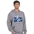 thumbnail image 1 of PA Keystone Map Shape Cool Smurfs Zip Up Hoodie Men's Women's Brisco Brands S, 1 of 6