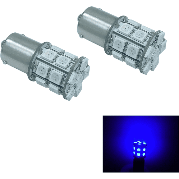 PA LED 2PCS 20SMD 1156 Ba15s Blue Auto LED Bulb 12V for Turn Signal, Side Marker, Stop, Back Up, Tail Light