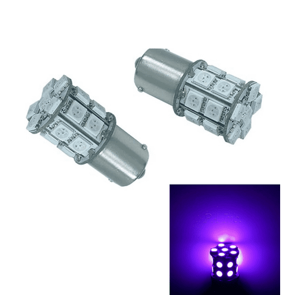 PA LED 2PCS 20SMD 1156 Ba15s Purple Auto Bulb 12V for Turn Signal, Side Marker, Stop, Back Up, Tail Light (1073 1003 1093 1129 1141 1159 1259 1459 1619 1651 1680 3496 5007 5008 7506 7527 Available)