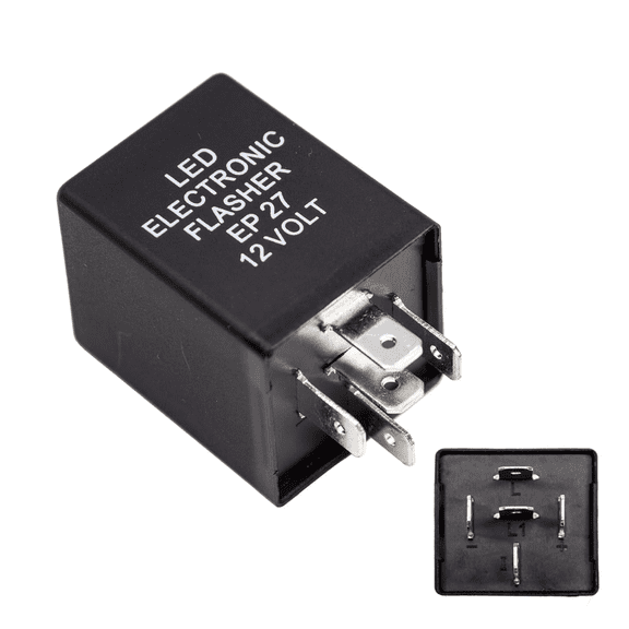 PA LED EP27 LED Flasher Relay 5-PIN Turn Signal Light Bulbs Electronic Fix Kit for Ford Mustang