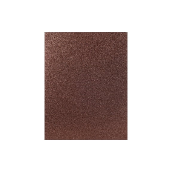 PA Paper Accents Glitter Cardstock 8.5? x 11? Bronze Copper, 85lb colored cardstock paper for card making, scrapbooking, printing, quilling and crafts, 15 piece pack