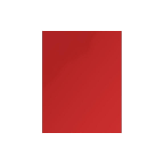 PA Paper Accents Mirror Cardstock 8.5" x 11" Red, 13pt colored cardstock paper for card making, scrapbooking, printing, quilling and crafts, 25 piece pack