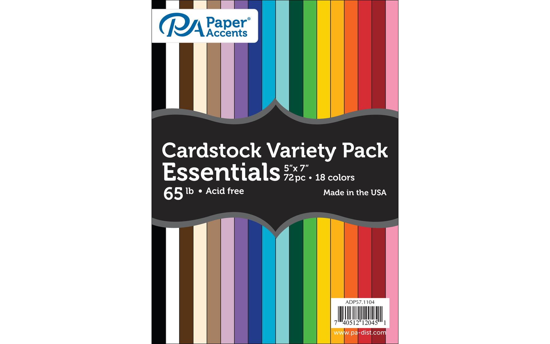 Astrobrights Spectrum Cardstock Paper, 65 lbs., 8.5 x 11, 25 Assorted  Colors, 150 Sheets