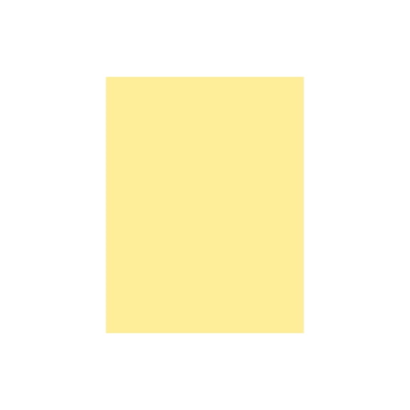 PA Paper Accents Smooth Cardstock 8.5" x 11" Light Yellow, 65lb colored cardstock paper for card making, scrapbooking, printing, quilling and crafts, 25 piece pack