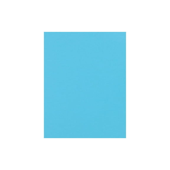 PA Paper Accents Textured Cardstock 8.5" x 11" Popsicle Blue, 73lb colored cardstock paper for card making, scrapbooking, printing, quilling and crafts, 1000 piece box