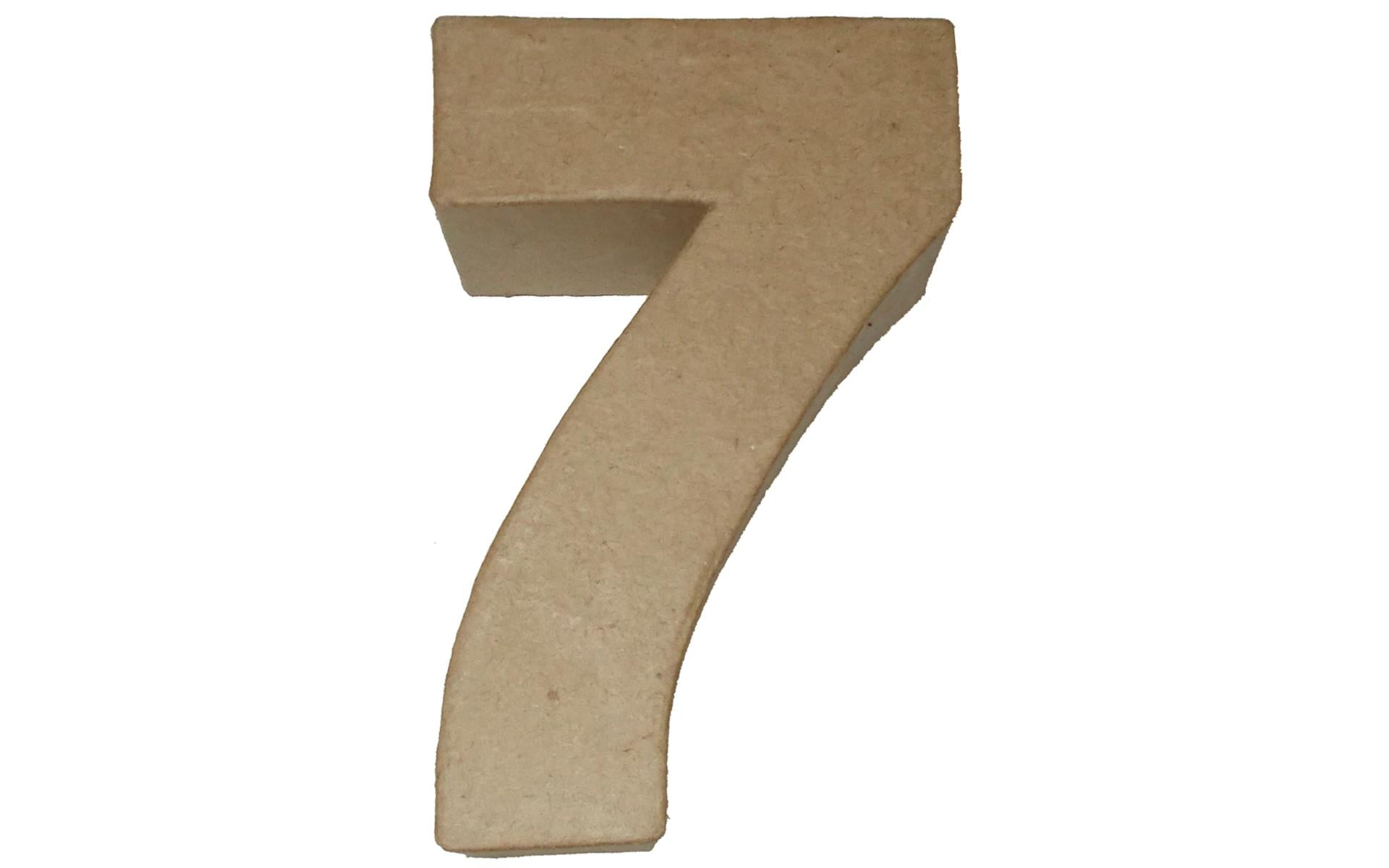 4 Papier Mache Number