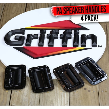 PA Speaker Cabinet Handles - Recessed Metal Flip Spring Road Flight Trunk Case