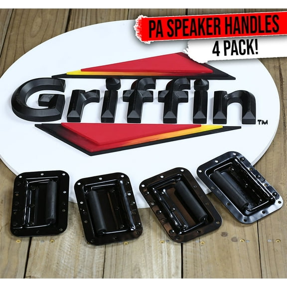 PA Speaker Cabinet Handles - Recessed Metal Flip Spring Road Flight Trunk Case