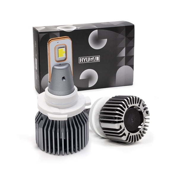 PA U9S 9005 HB3 LED Headlight Bulbs Fog Light High Power CSP 7545 80W Super Bright 8400 Lumens 6500K White IP68 10-36V conversion kit, Pack of 2